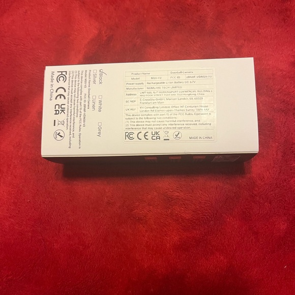 Wi-Fi Doorbell Camera - Black - Picture 3 of 4